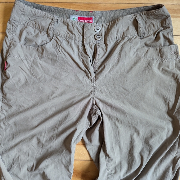Craghoppers Women's Insect Shield Repellent Taupe Hiking Pants US 6 - Picture 1 of 4